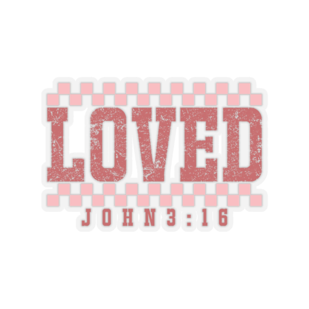 Love John 3:16  Kiss-Cut Stickers