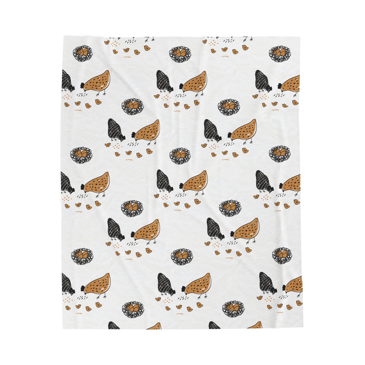 Chicken Velveteen Plush Blanket