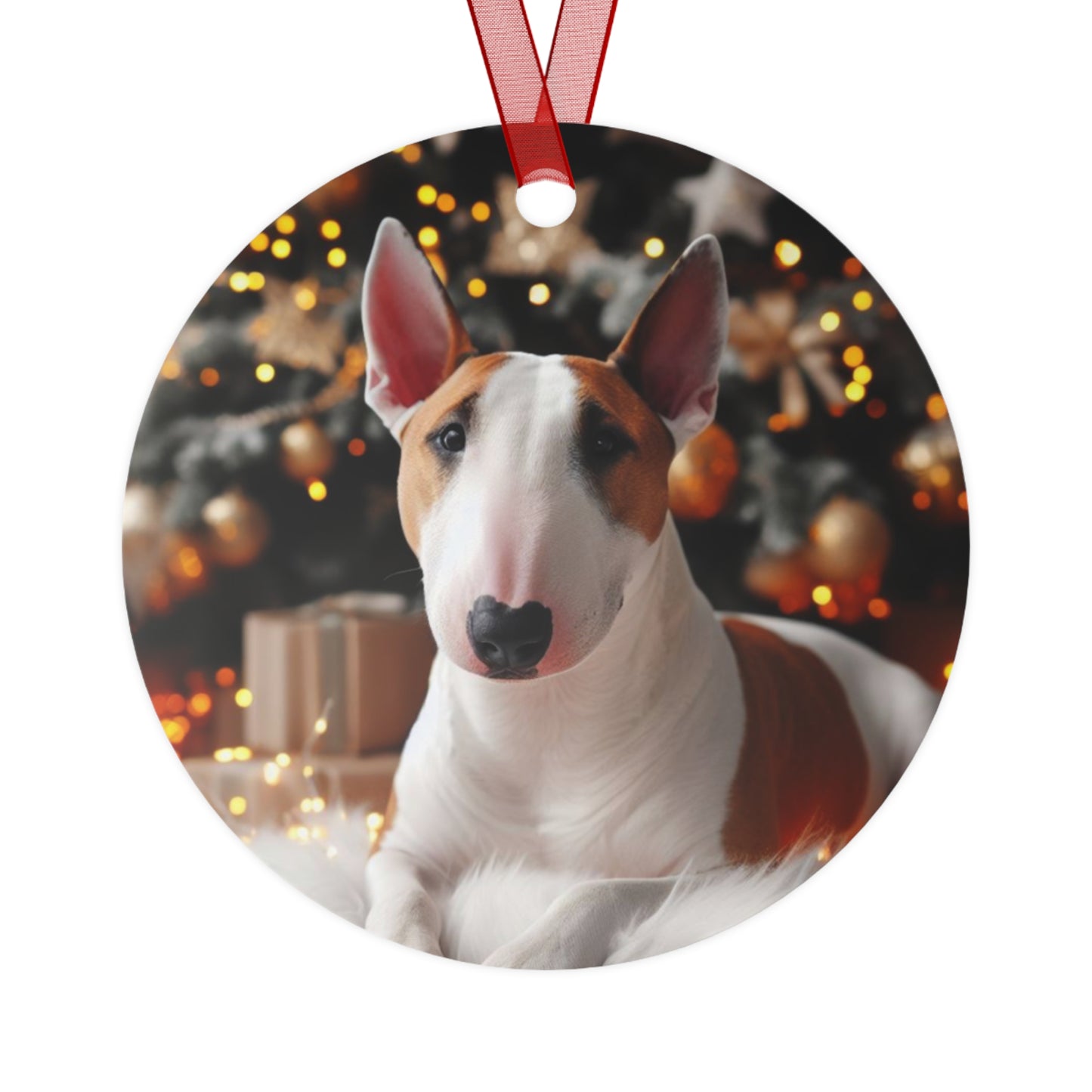Bull Terrier Metal Ornaments