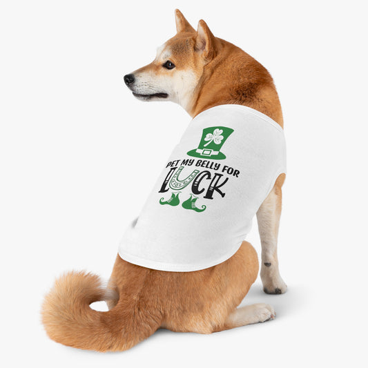 Pet My Belly For Luck Pet Tank Top