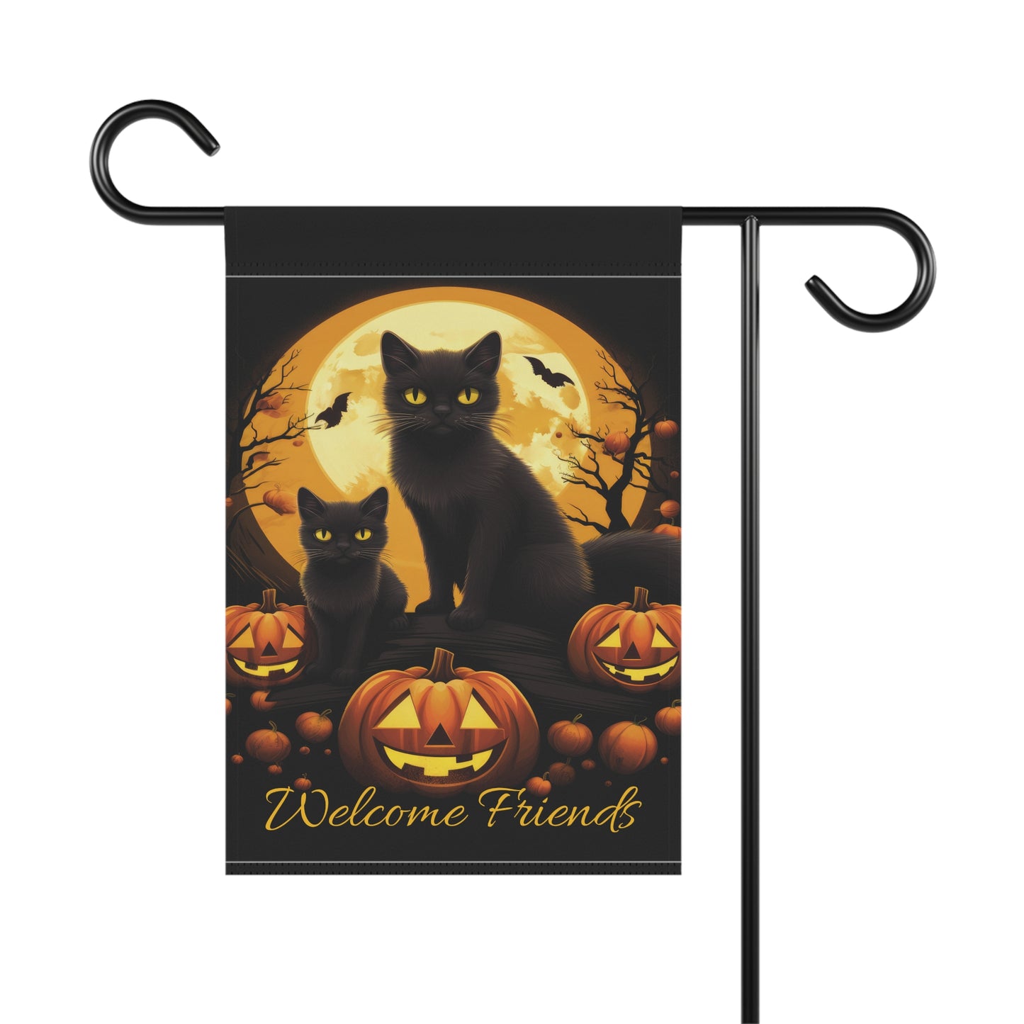 Welcome Friends Halloween Garden & House Banner