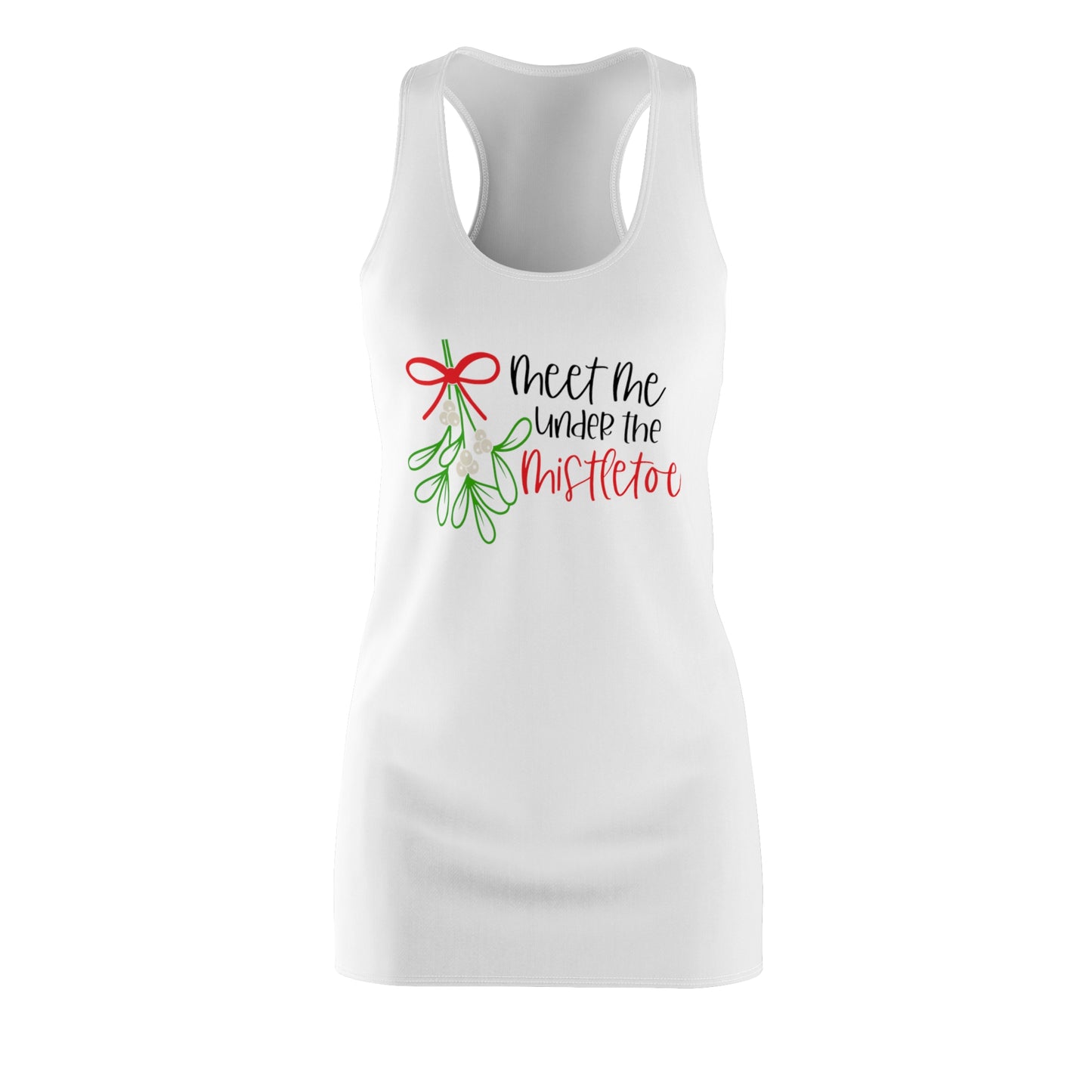 Christmas Women's Night Dress Racerback Dress