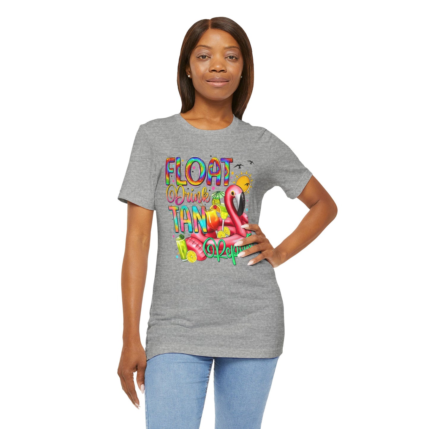 Flamingo Unisex Jersey Short Sleeve Tee