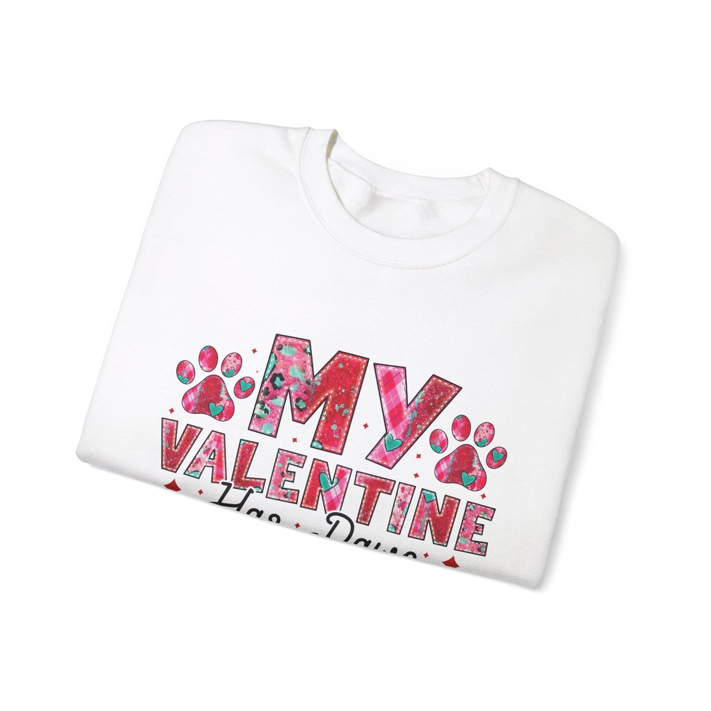 My Valentine  Unisex Heavy Blend™ Crewneck Sweatshirt
