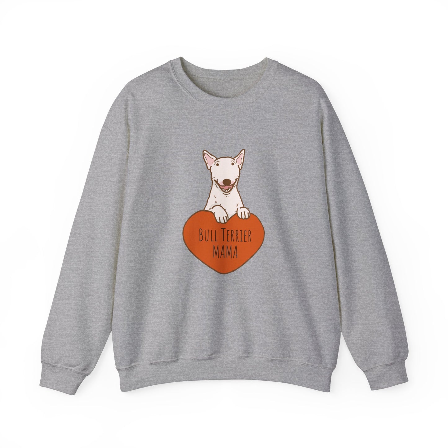 Bull Terrier Heart Unisex Heavy Blend™ Crewneck Sweatshirt