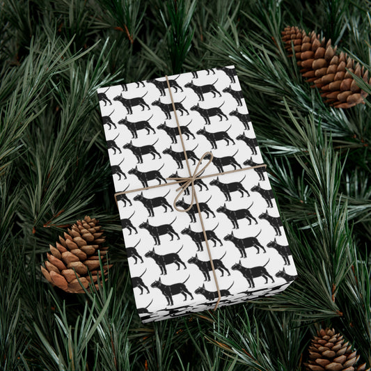 Bull Terrier Gift Wrap Papers