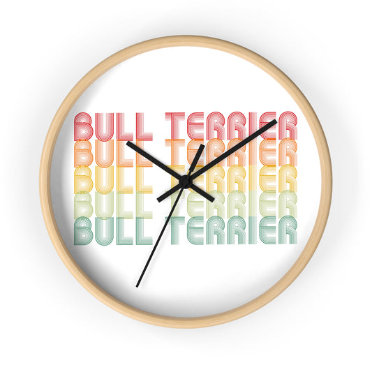 Bull Terrier Style 3 Wall Clock