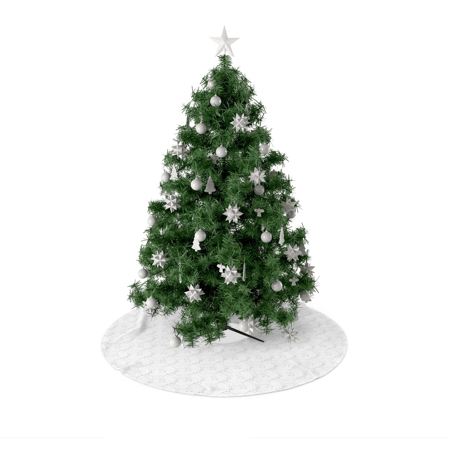 Bull Terrier Christmas Tree Skirts