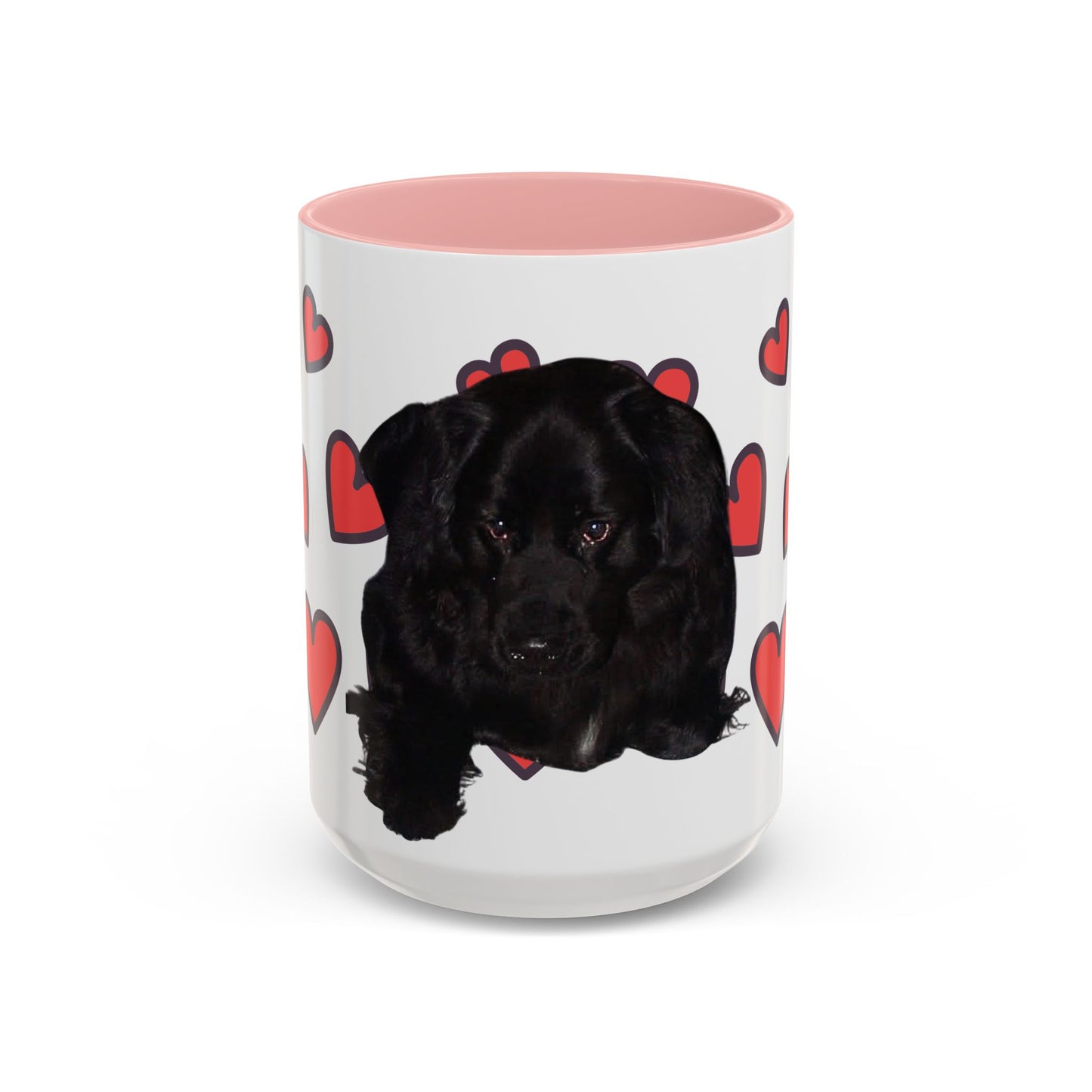 Cute Dog Lover's Accent Coffee Mug - Perfect Gift for Pet Owners, Valentine's Day, Birthdays, Dog Enthusiasts, Home & Office