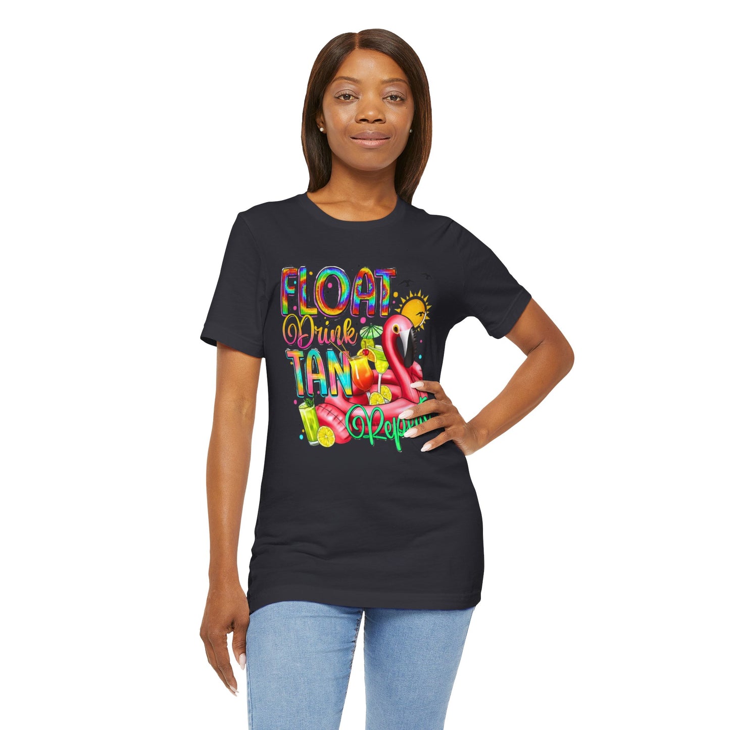 Flamingo Unisex Jersey Short Sleeve Tee
