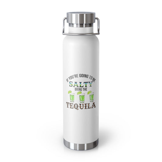 Tequila Copper Vacuum Insulated Bottle, 22oz