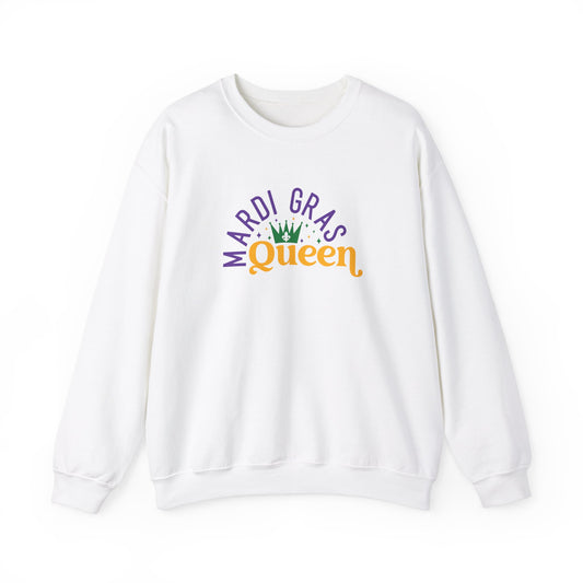 Mardi Gras Queen Unisex Heavy Blend™ Crewneck Sweatshirt