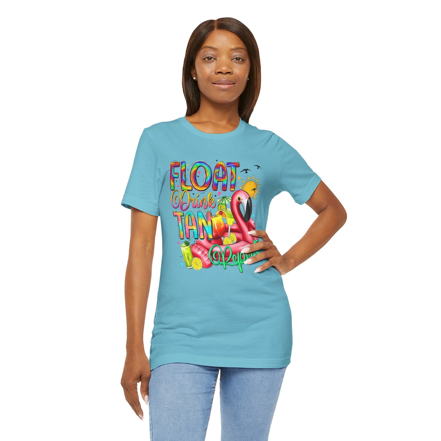 Flamingo Unisex Jersey Short Sleeve Tee