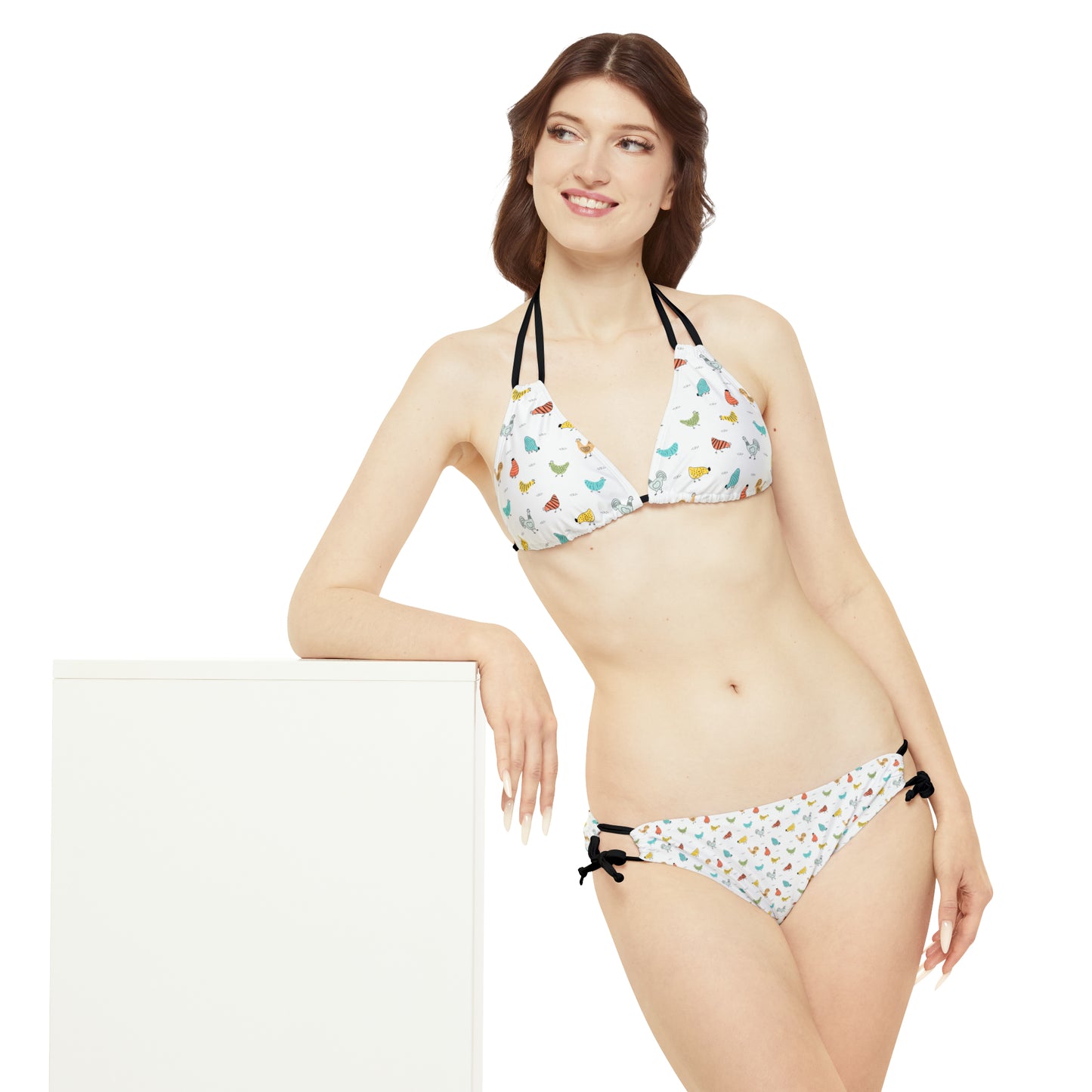 Strappy Chicken Bikini Set