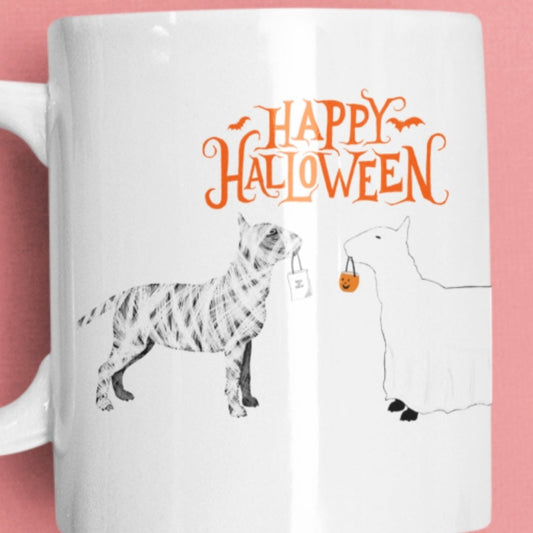 Happy Halloween Bull Terrier Mug