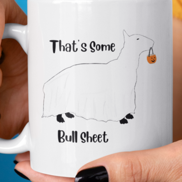 Halloween Bull Sheet Shirt