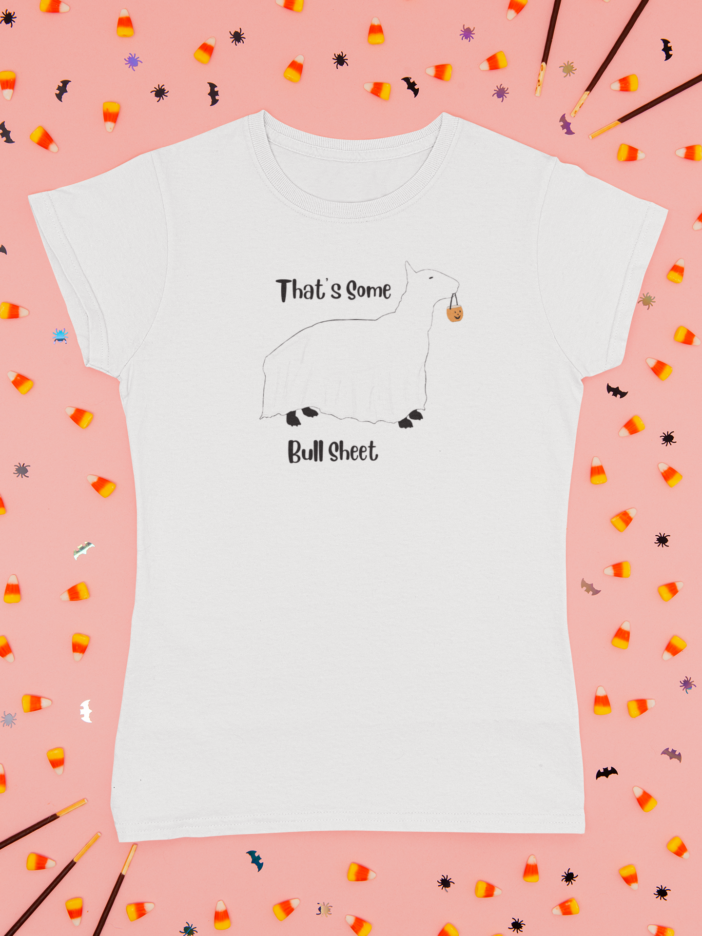 Halloween Bull Sheet Shirt