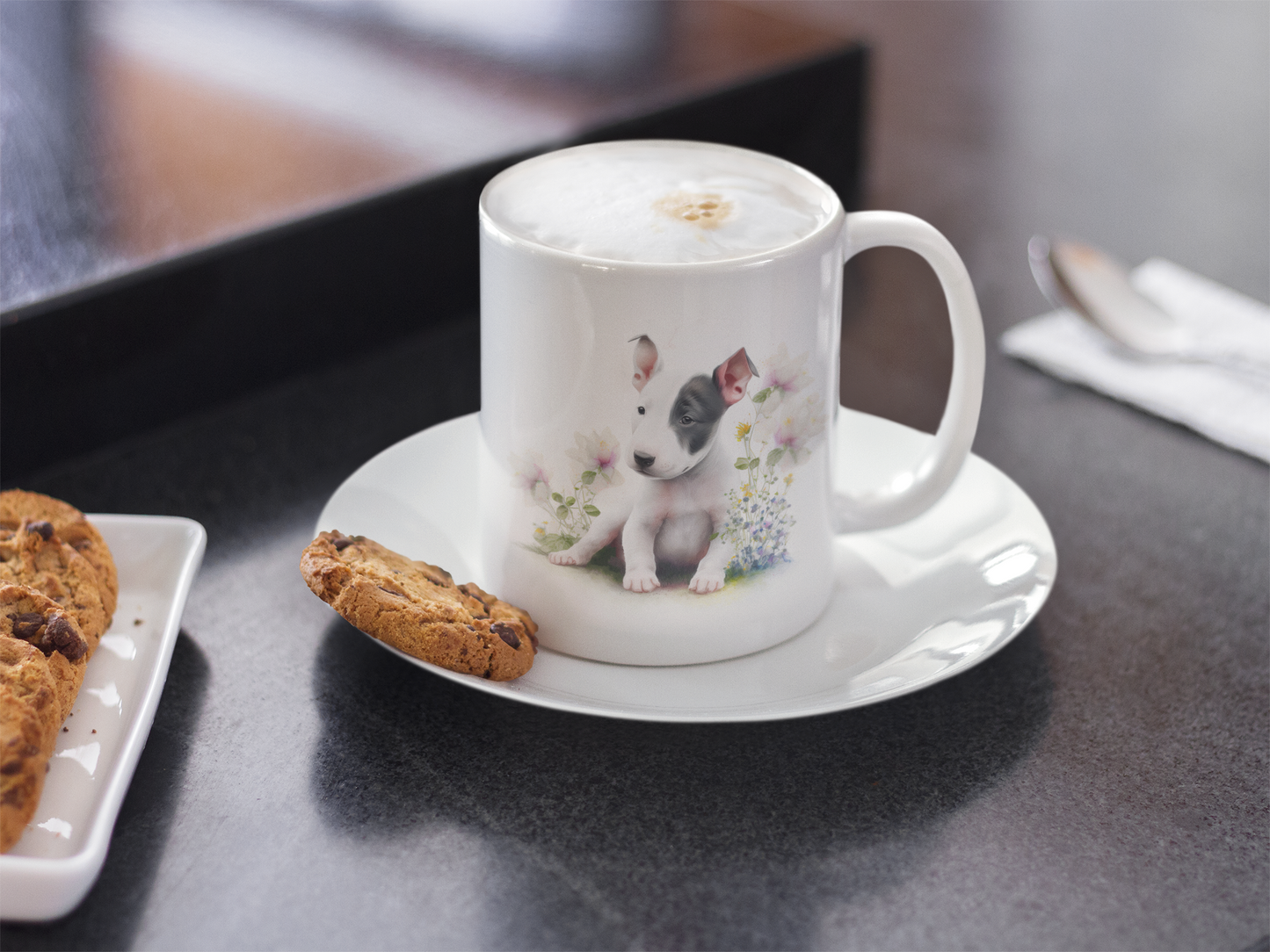 Bull Terrier Puppy Spring Mug