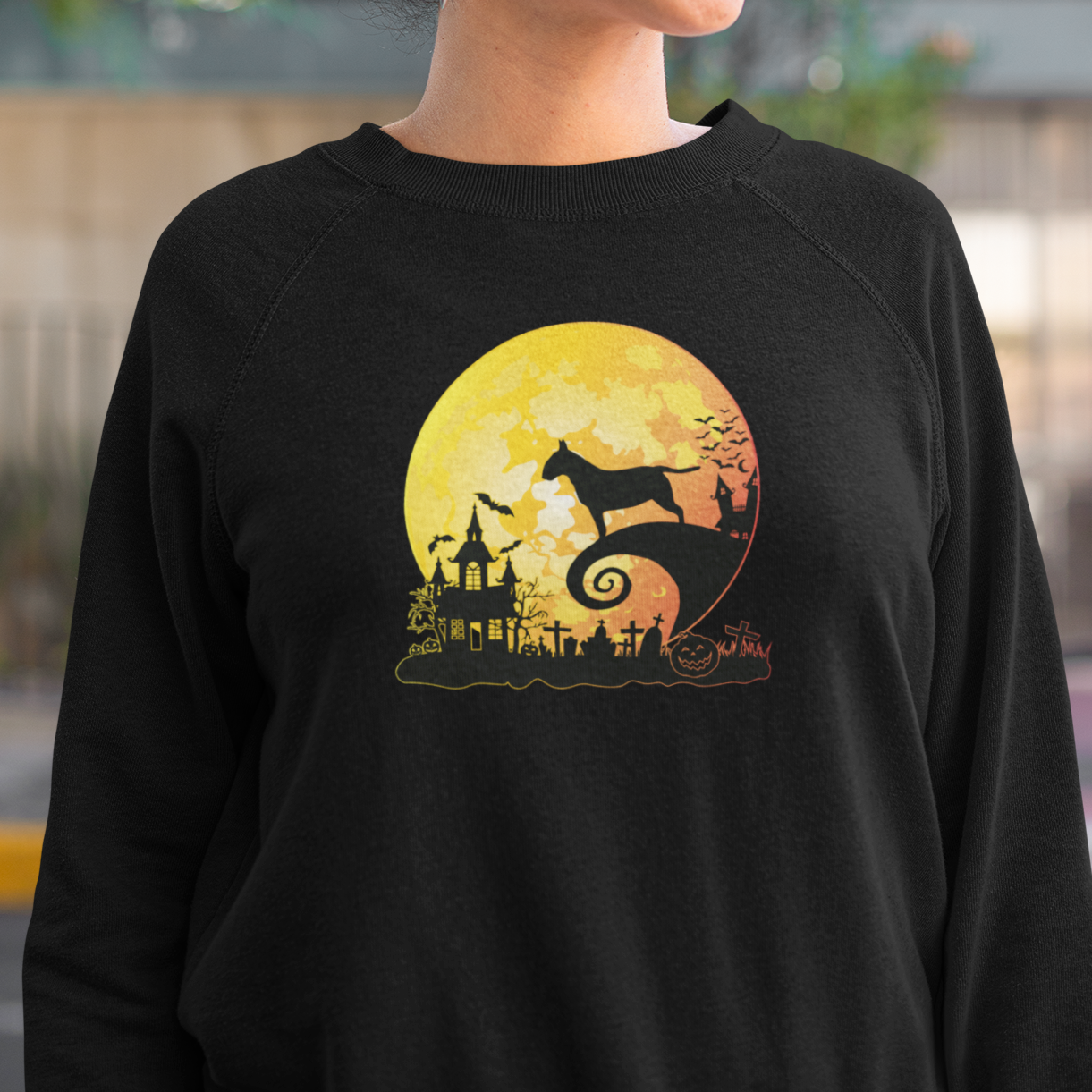 Halloween Bull Terrier Sweatshirt