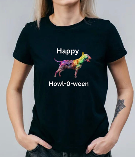 Happy Howl-O-Ween Bull Terrier Shirt