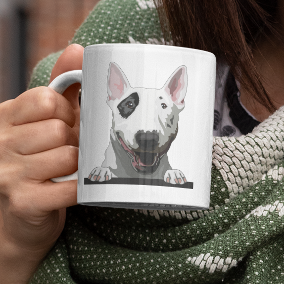 Eye Patch Bull Terrier Mug
