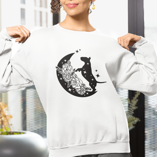 Bull Terrier Floral Moon Shirt